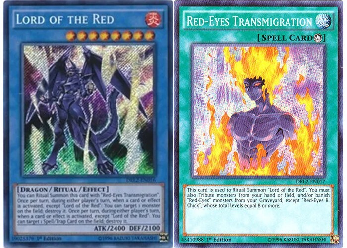 Lord of the Red Ritual Set Red Eyes Transmigration 1st Edition NM