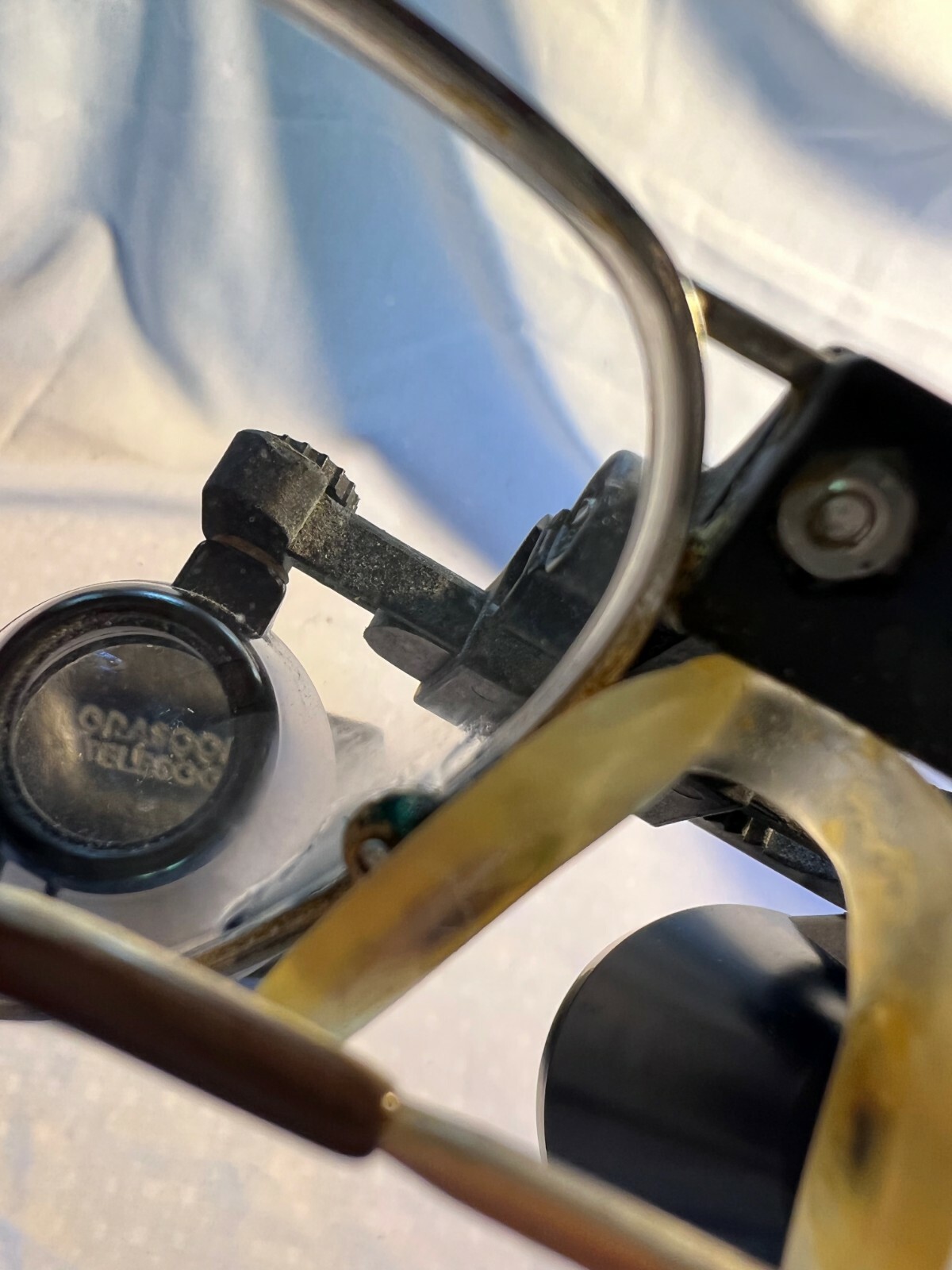 Orascoptic Loupes Stainless Steel Gold Frames w/Soft Case eBay