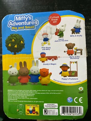 Miffy's Adventures Big & Small GRUNTY'S WAGON Mini Figure Set | eBay