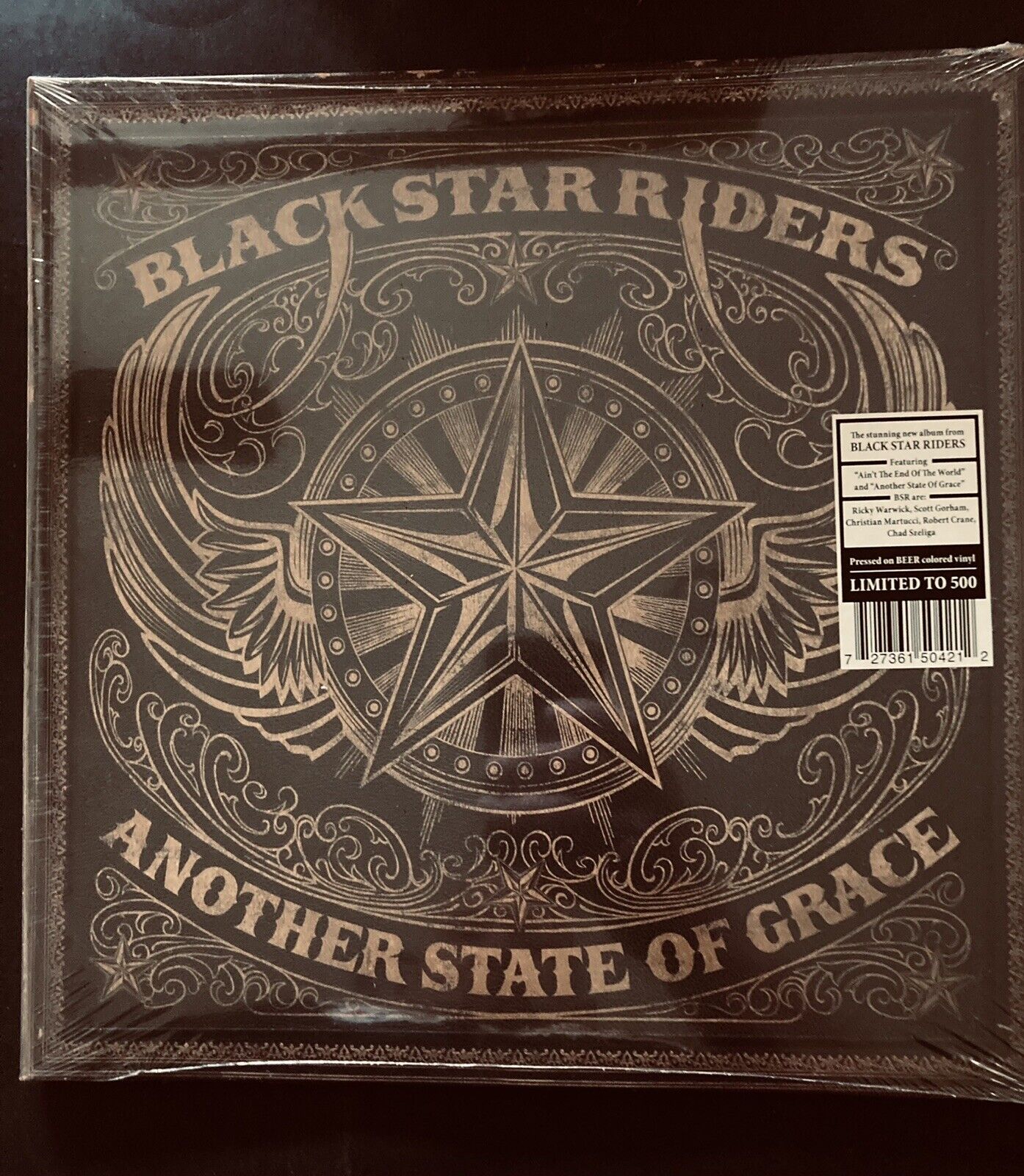 Black Star Riders Another State Of Grace Limited 500 Beer splatter Vinyl