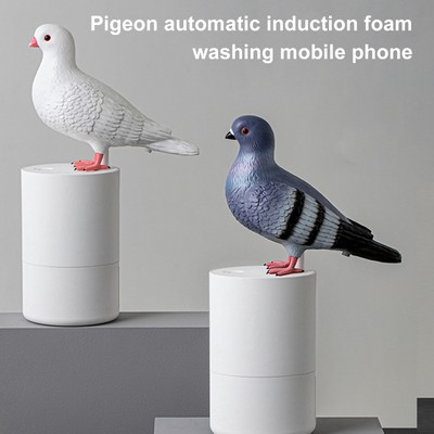 Hygienic Foam Dispenser: Pigeon Shape, Automatic Induction, Fine Foam，Cute