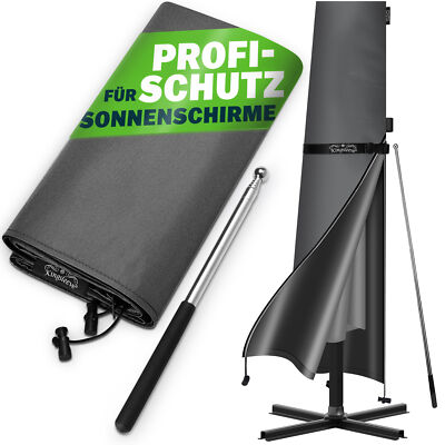 KINGSLEEVE  Sonnenschirm Abdeckung Schutzhülle Ø 3,5m Sonnenschirmhülle Haube