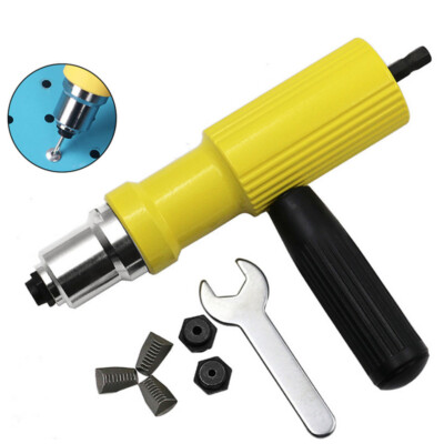 Electric Rivet Nut Gun Cordless Riveting Insert Nut Tool Adaptor Drill Dauerhaft