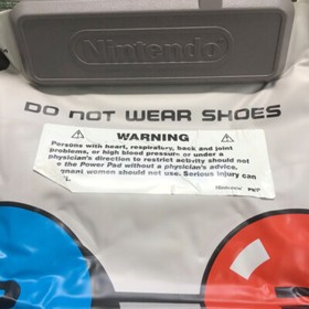 Nintendo NES Power Pad & Dance Aerobics Floor Mat Game Cartridge Vintage 1988