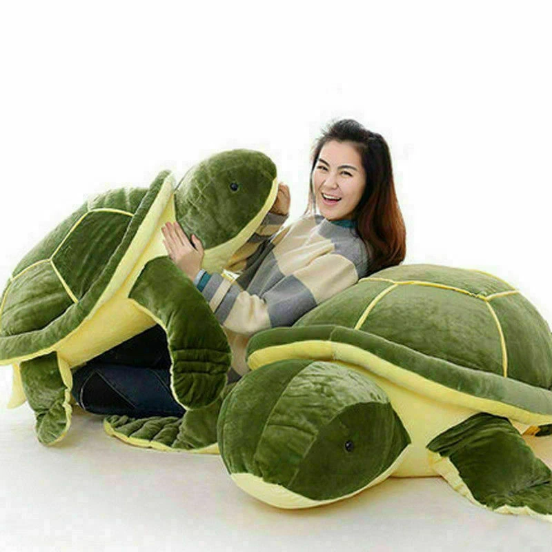 Giant stuffed top animal turtle