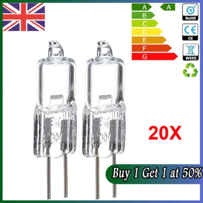 G4 Halogen Capsule Bulbs Light Replace 10W 20W 12 Volt 2 Pin Lamps UK