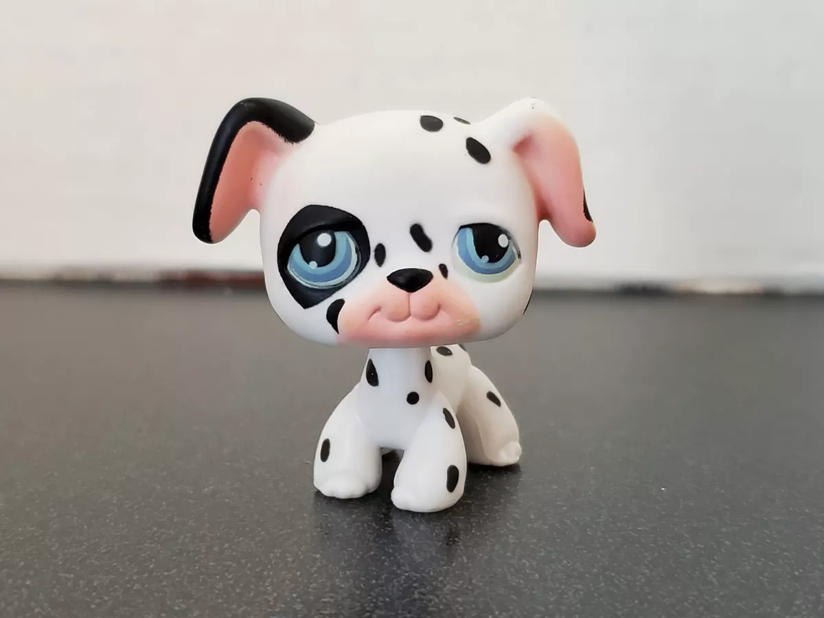 Lps black and white dog online