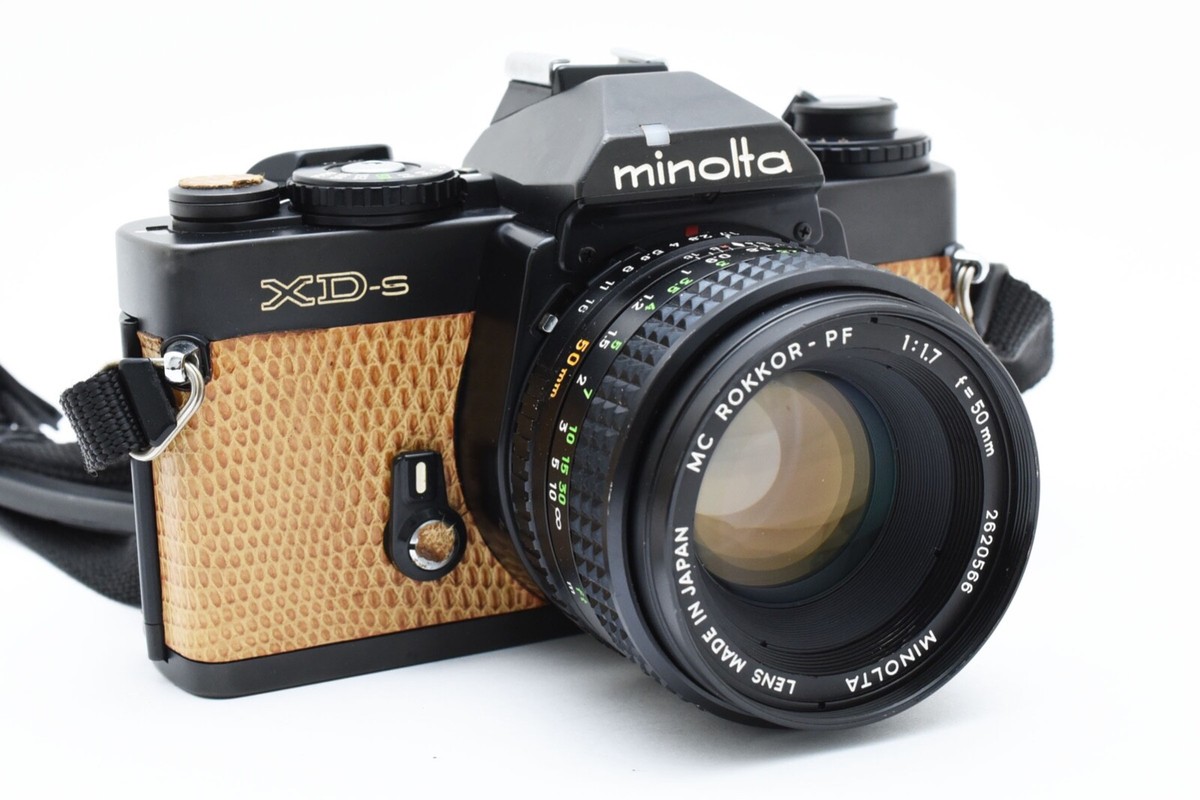 ⏯ RARE!! [N MINT] Minolta XD-S Yellow SLR Camera MC Rokkor