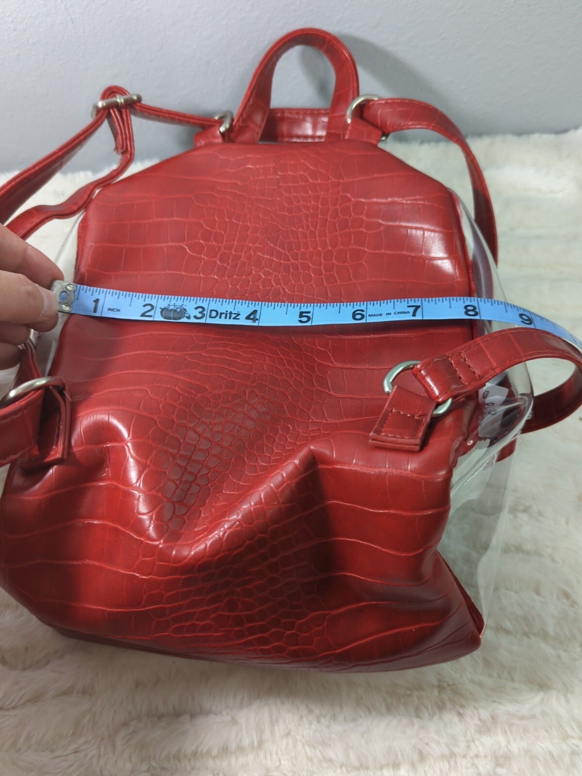 Clear Mini Backpack Stadium Transparent Small See… - image 5