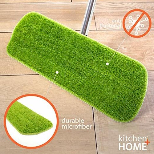 Microfiber Mop Pad 3Pk - 16" Wet and Dry Flat Mop Head Refills - Picture 3 of 6