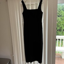 NEW Luxedo Women’s Sight to See Bodycon Midi Cocktail Party Black Dress Sz L NWT