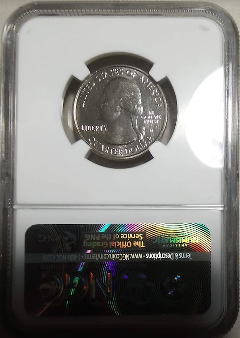 :2016-D 25C THEODORE ROOSEVELT NORTH DAKOTA ATB NGC MS67DPL MAC RARE R8 TOP POP - Image 3 of 3