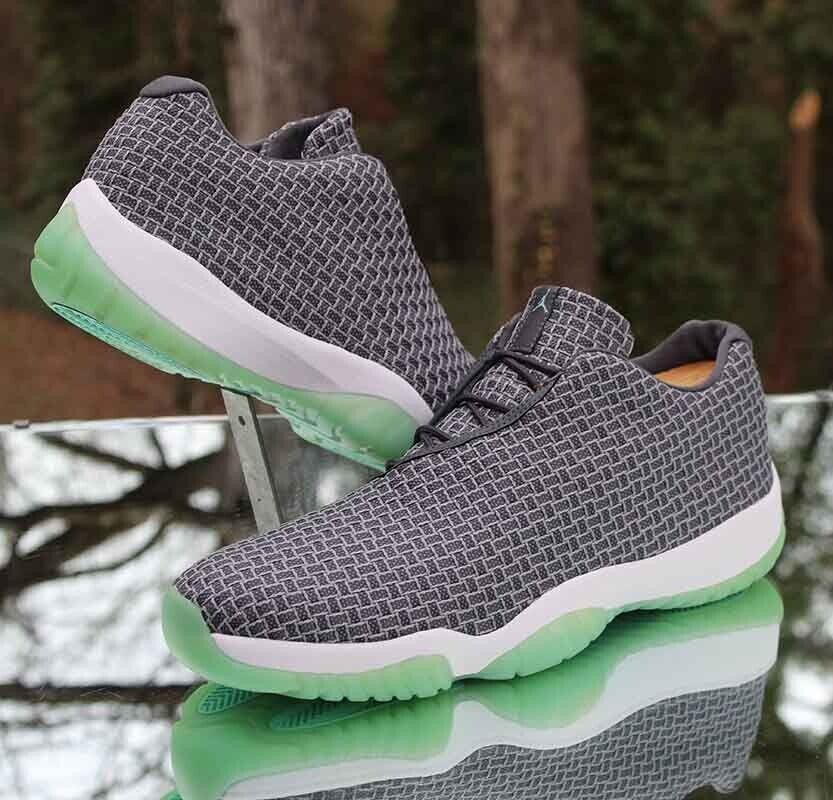 Air Jordan Future Low Men's Size 13 Wolf Grey Emerald Rise Air Jordan Future Low Men's Size 13 Wolf Grey Emerald Rise