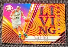 2021 Panini Illusions Paul Pierce Living Legends Orange Acetate SSP #18 Celtics