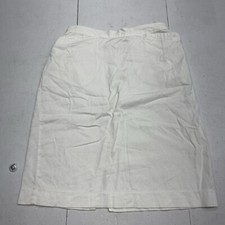 Vintage Forenza White Pencil Straight MIDI Skirt Women  s Size 6