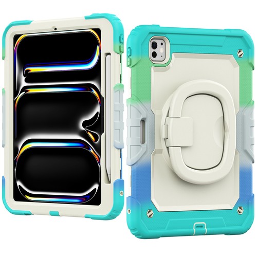 Para Apple iPad Pro M4/Air M3 11/13 en 2025 Niños Eva Rotación Anillo Soporte Estuche - Imagen 72 de 110