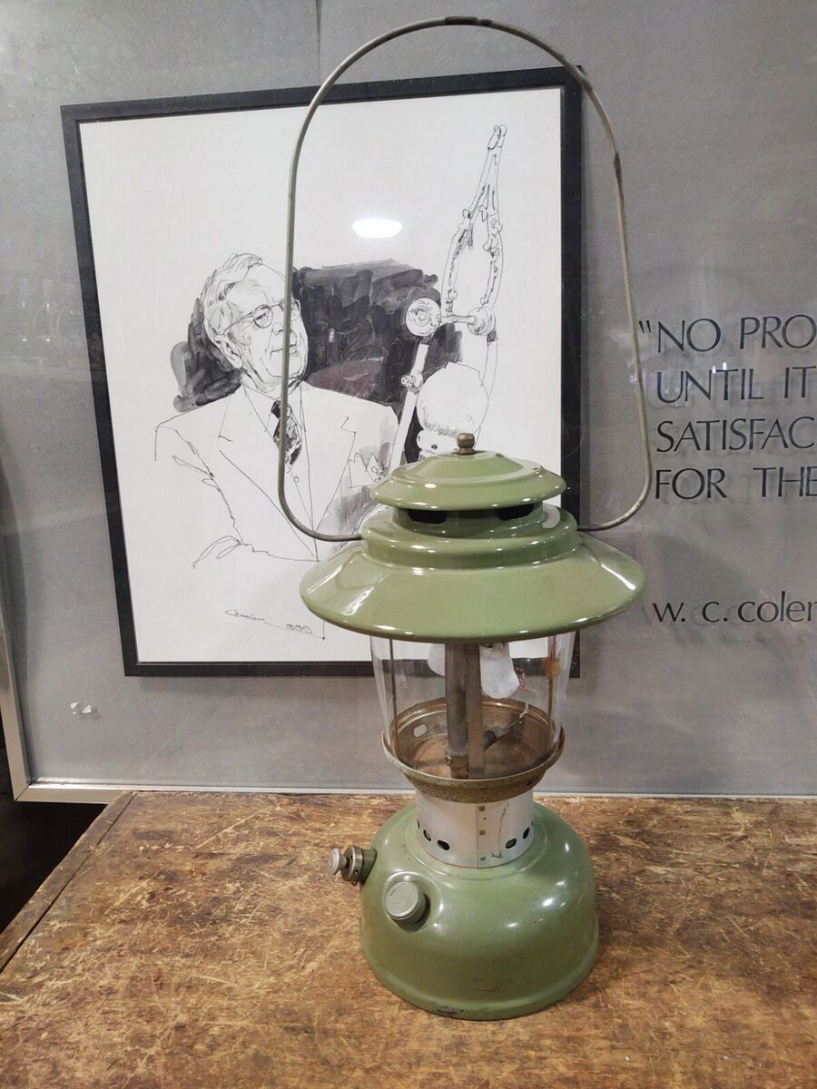 Vintage Sears Big Hat Avocado Lantern Made By Coleman Model Vintage Sears Big Hat Avocado Lantern Made By Coleman Model