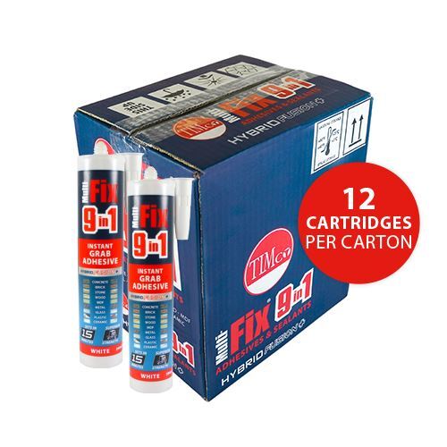 Timco - 9 in 1 Instant Grab Adhesive - White (Size 290ml - 1 Each) - Picture 2 of 2