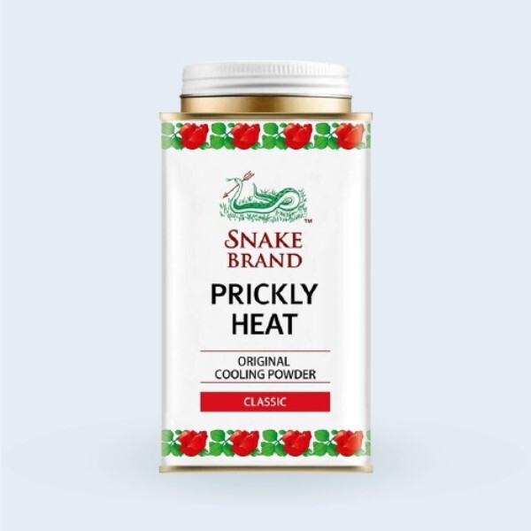 Prickly Heat Cooling Powder Snake Brand Classic Original Fast 