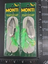 MONTI Spinner Fishing Lure - MADE IN USA - lot of 2