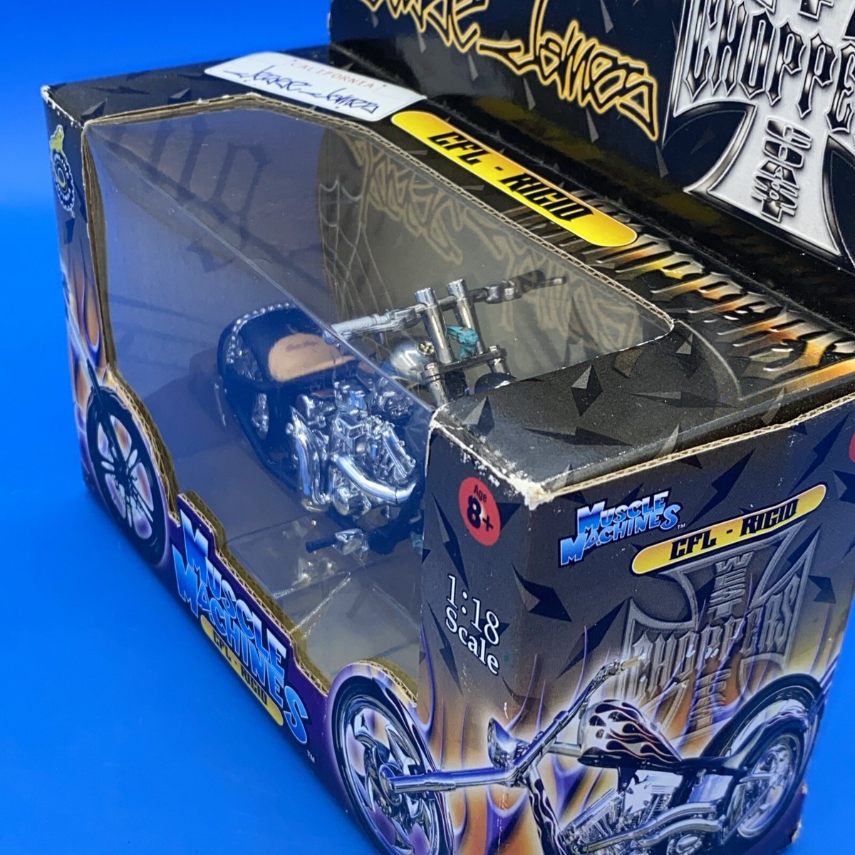 ウエストコースト・チョッパーズ 1/18 スケールモデル - CFLリジッド 2003 Sealed Jesse James West Coast Choppers 1:18 CFL Rigid