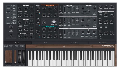 Arturia PolyBrute Synthesizer Set 6-stimmig Polyhon Analog 61 Tasten Kopfhörer - Bild 6 von 10