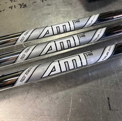 NEW! True Temper AMT Tour White Iron Golf Shafts .355 Taper Steel