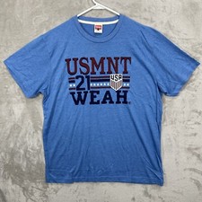 Timothy Weah USMNT Homage Jersey Tri-Blend T-Shirt - Light Blue