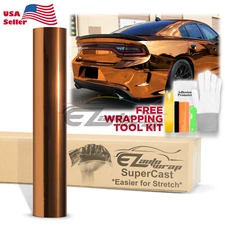 Supercast Chrome Copper Car Vinyl Wrap Decal Sticker Air Release Bubble Free