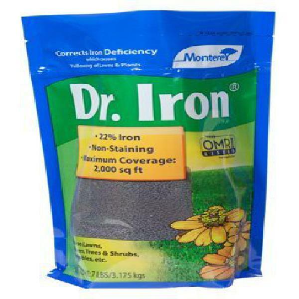 Monterey Lawn & Garden Prod Lg7115 Dr. Iron Fertilizer, 7Lbs. eBay