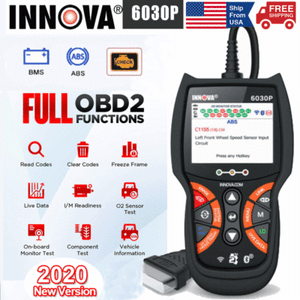 INNOVA 6030P OBD2 Scanner ABS Battery Test Code Reader Car Diagnostic