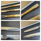 Wallace Gold Silverware set lot of 65 pieces in case please see pics — photo 9