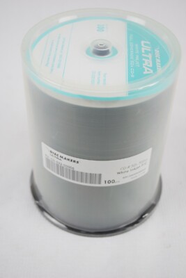 Disc Makers Ultra CD-R 52x 700Mb 80min White Inkjet Label for Rimage Everest 100