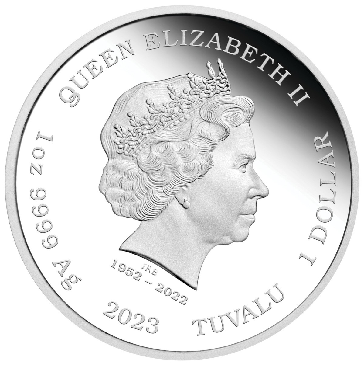 2022 Tuvalu 007 James Bond Live & Let Die 1 oz Silver Proof coin