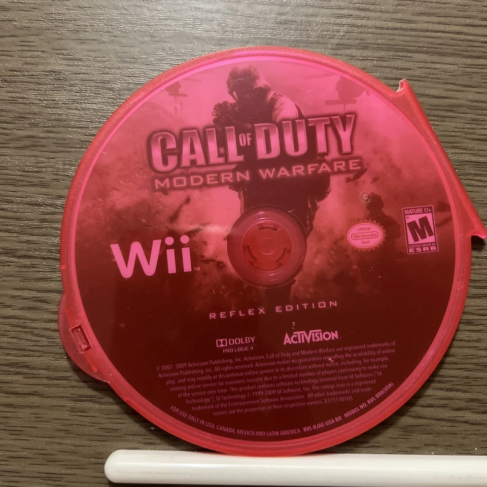 Wii Game Lot Call of Duty Raving Rabbids SSX Blur Super Monkeyball Banana Blitz  - Image 4 of 4