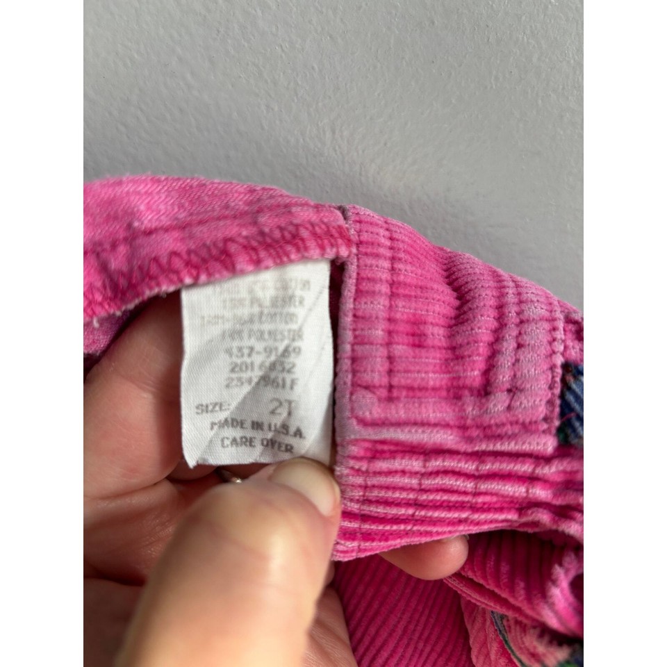 Vintage OshKosh Pink Corduroy pants Toddler Girls Size 2T USA made eBay