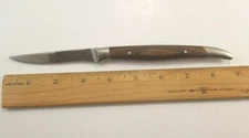BARLOW Steak Table Knife Mid Century Modern Wood Handle T