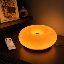 GMOX Modern Orange Donut Touch Lamp RGB Dimme...