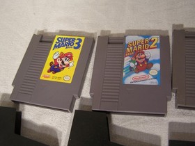 Nintendo NES Super Mario Brothers 1 2 3 Trilogy Set con Duck Hunt