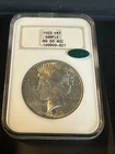 1923 Peace Silver Dollar $1 NGC CAC MS 60 ~~ SAMPLE ~~ OLD FATTY HOLDER