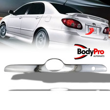 For 2003-2008 Toyota Corolla Chrome Trunk Tailgate Rear Molding Trim Cover Lift