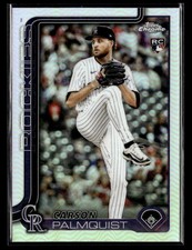 2025 Topps Chrome Update #USC173 Carson Palmquist Refractors Rookie card