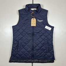 Chaleco Panera Bread Cremallera Completa Para Mujer Damas Talla Grande Trabajo Ligero Puffer