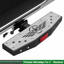 2 For 2 Inch Receiver Bumper Protector Tow Thicked Hitch Step Trailer 600lbs