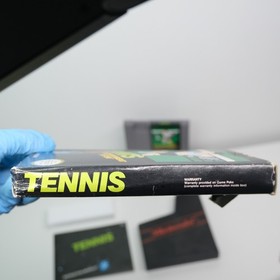 Nintendo NES Tennis Game PAL Hangtab CIB Complete