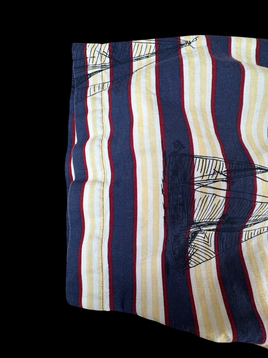 Vintage GANT Salty Dog Mens Med Imperial Poplin Sailboat Shirt USA Single Stitch View 6