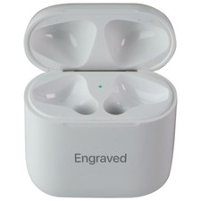 Apple 8-Pin Charging Case for AirPods 1st/2nd Gen - White/A1602 ENGRAVING 