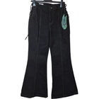 Levi's x Barbie Ferreira Flare Jeans Women's W28 Black Lace Up Premium