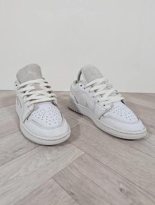 Nike Air Jordan 1 Low Triple White Sneaker UK 4 / EU 36,5