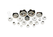 20 Piece Brake Lathe Adapter Tooling Set For 1 Arbor Ammco Fmc Accuturn Bosch